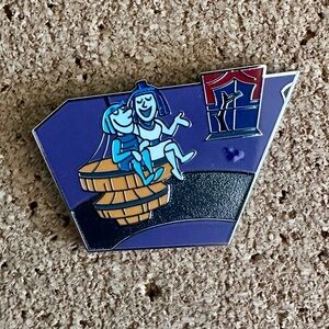 Disney Haunted Mansion Mystery Map Puzzle Enamel Pin - Ghosts on a Chandelier